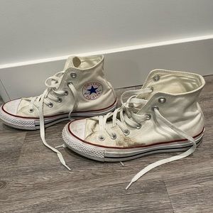 White high top converse
